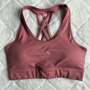 Bombshell Sportswear Rivalry Sport Bra - Solid Blush - M